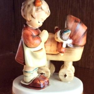Hummel Figurine of Girl With Pram